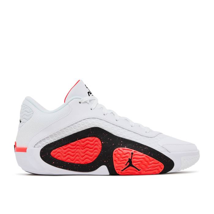 ナイキ　エアジョーダン Air Jordan 【 Jordan Tatum 2 'Red Cement' Men White/Bright Crimson/Black 】 メンズ 白色 ホワイト クリムゾン 黒色 ブラック