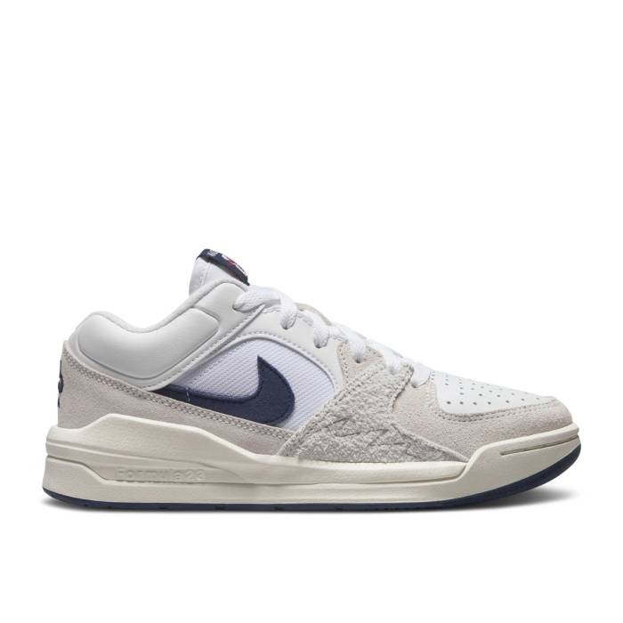 ナイキ エアジョーダン Air Jordan 【 Jordan Stadium 90 ガウス \u0027White Midnight Navy\u0027 Youth White/Varsity Red/Sail/Midnight Navy 】 闘技場 御坊っちゃん キッズ 白いこと 白いこと Red 赤・赤いこと 紺色 米国海軍