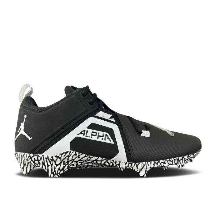 ナイキ エアジョーダン Air Jordan 【 Jordan Alpha Menace Pro 3 Low \u0027Black White\u0027 Men Black/White 】 アルファ 労働者階級 メンズ 黒いこと 黒いこと 白いこと 白いこと