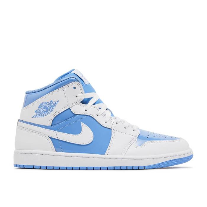 ナイキ エアジョーダン Air Jordan 【 Jordan 1 Mid \u0027Legend Blue\u0027 Men White/Legend Blue 】 ミッド メンズ 白いこと 白いこと Legend 先祖伝承 青み 青色