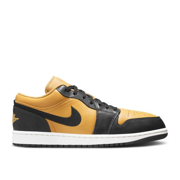ナイキ エアジョーダン Air Jordan 【 Jordan 1 Low Se ガウス \u0027Flax Baroque Brown\u0027 Youth Flax/Baroque Brown/Vintage Coral/Black 】 御坊っちゃん キッズ 赤銅色 赤銅色 vintage ビンテージ・ヴィンテージ 黒いこと 黒いこと