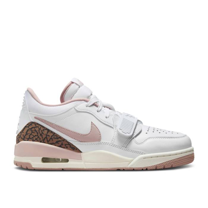ナイキ エアジョーダン Air Jordan 【 Wmns Jordan Legacy 312 Low \u0027White Pink Oxford\u0027 Women White/Archaeo Brown/Sail/Pink Oxford 】 legacy レガシー pink さくら色 レディース 白いこと 白いこと 赤銅色 赤銅色 pink さくら色 オッ