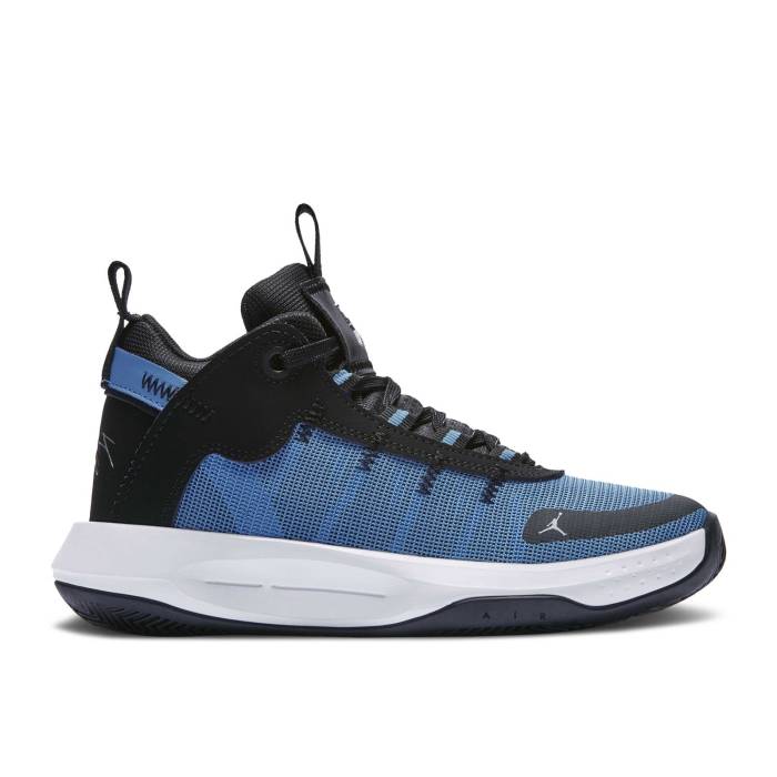 ナイキ エアジョーダン Air Jordan 【 Jordan Jumpman 2020 ガウス \u0027University Blue\u0027 Youth University Blue/Black/White 】 Jumpman 飛び降りるマン 御坊っちゃん キッズ 青味 青み 黒いこと 黒いこと 白いこと 白いこと