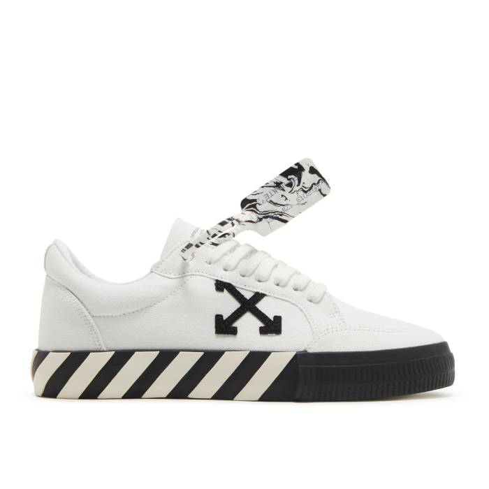 象牙色 Off-White 【 Vulc Sneaker \u0027White Black\u0027 Men White/Black 】 靴 スニーカー メンズ 白いこと 白いこと 黒いこと 黒いこと