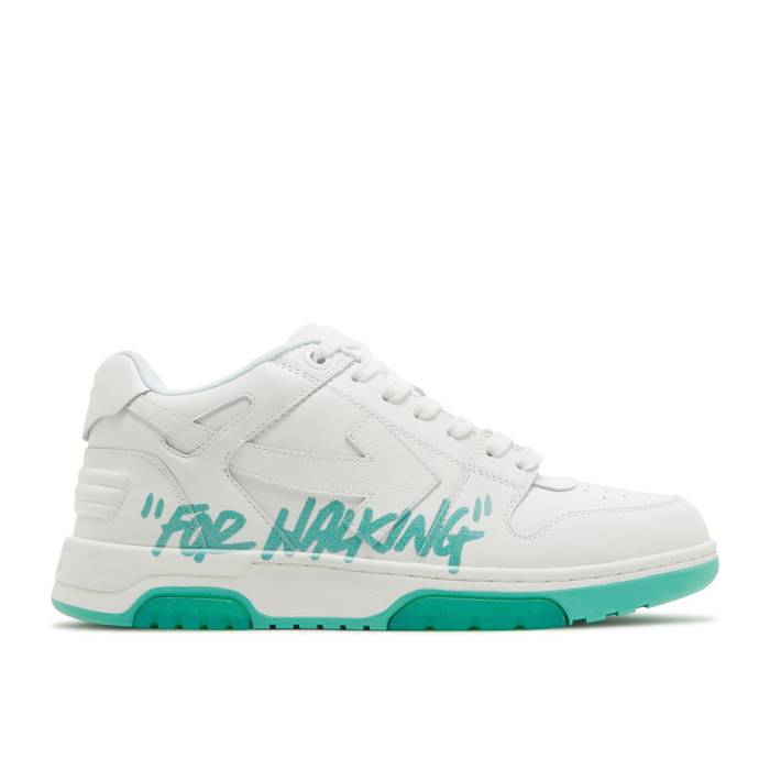 オフホワイト Off-White 【 Out Of Office 'For Walking - White Green' Men White/Green 】 白色 ホワイト メンズ 白色 ホワイト green 緑・グリーン｜スニケス