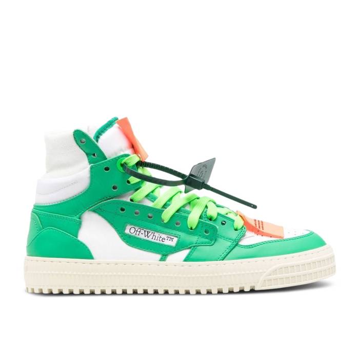 象牙色 Off-White 【 Off-Court 3.0 High \u0027White Green\u0027 Men White/Green 】 御機嫌 メンズ 白いこと 白いこと green 緑・緑であること