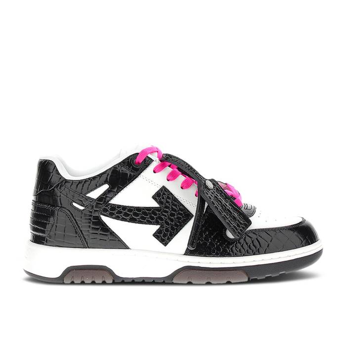 象牙色 Off-White 【 Out Of Office \u0027Croc - Black White\u0027 2023 Men White/Black 】 黒いこと 黒いこと メンズ 白いこと 白いこと 黒いこと 黒いこと
