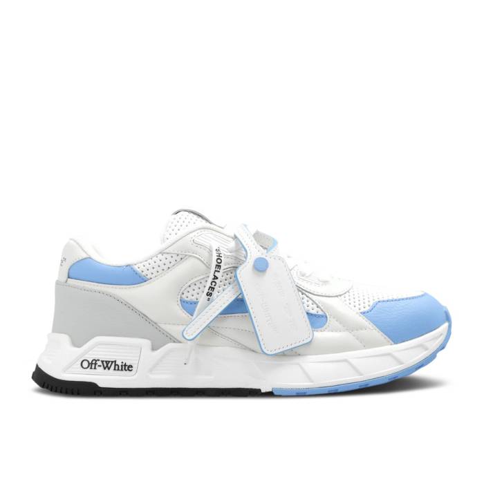 象牙色 Off-White 【 Wmns Runner B Sneaker \u0027White Light Blue\u0027 Women White/Light Blue 】 靴 スニーカー レディース 白いこと 白いこと 青味 青み
