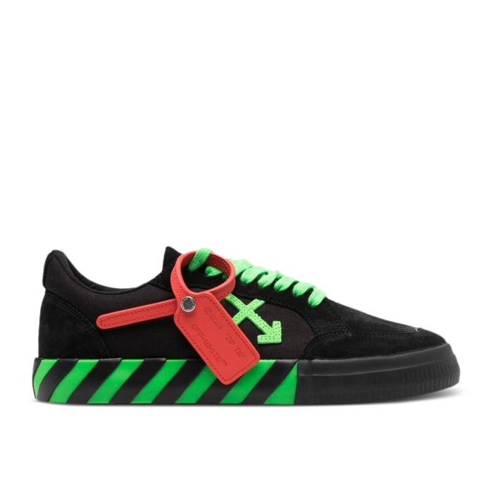 オフホワイト Off-White 【 Vulc Sneaker 'Black Green' Men Black/Green 】 靴 スニーカー メンズ 黒色 ブラック green 緑・グリーン