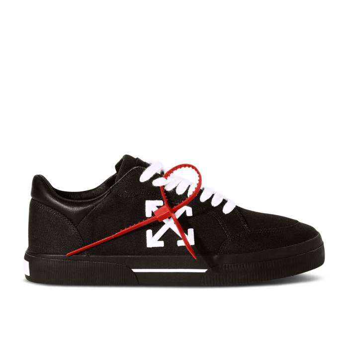 オフホワイト Off-White 【 New Low Vulcanized 'Black White' 2024 Men Black/White 】 メンズ 黒色 ブラック 白色 ホワイト