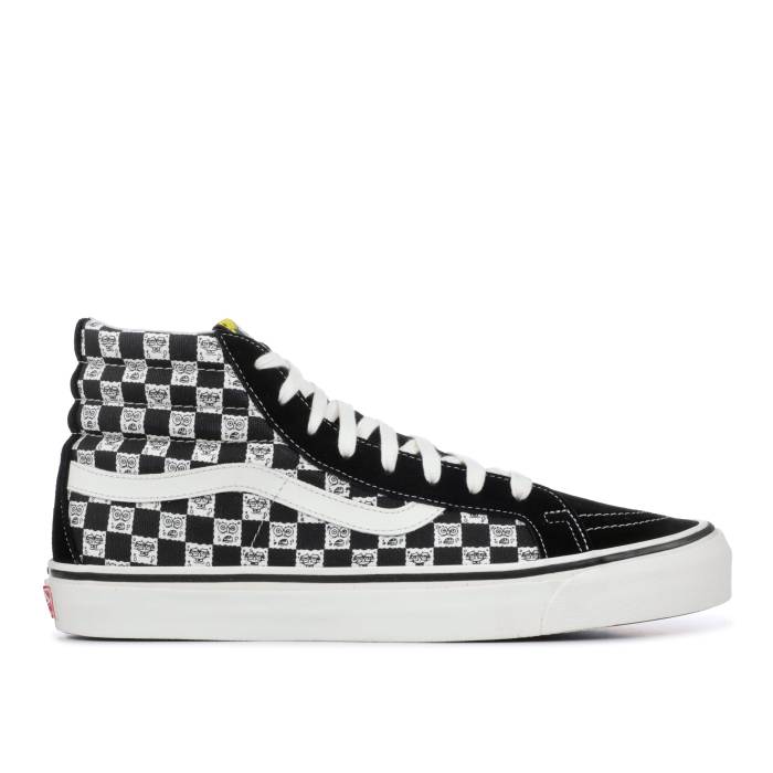 ヴァンズ Vans 【 Og Sk8-Hi Lx 'Spongebob' Men Black/Checkerboard 】 スケートハイ メンズ 黒色 ブラック｜スニケス