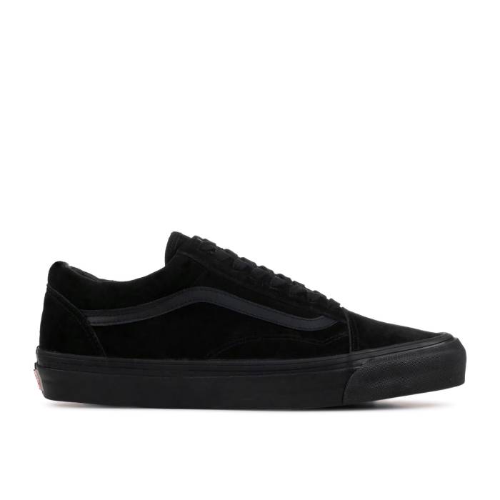ヴァンズ Vans 【 Old Skool Lx Leather Suede \u0027Black\u0027 Men Black 】 なめし革 スエード・スウェード メンズ 黒いこと 黒いこと