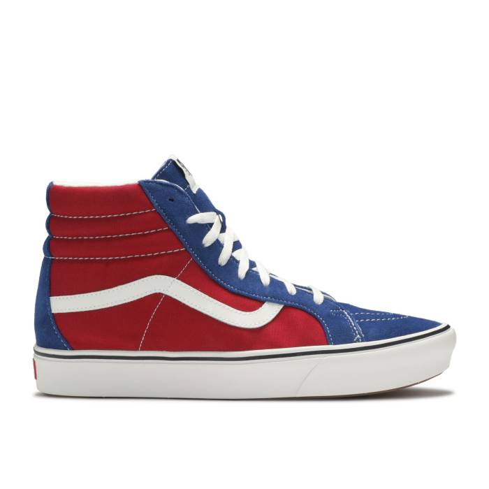 ヴァンズ Vans 【 Sk8-Hi Comfycush \u0027Chili Pepper True Blue\u0027 Men Chili Pepper/True Blue 】 滑る御機嫌 メンズ 青み 青色