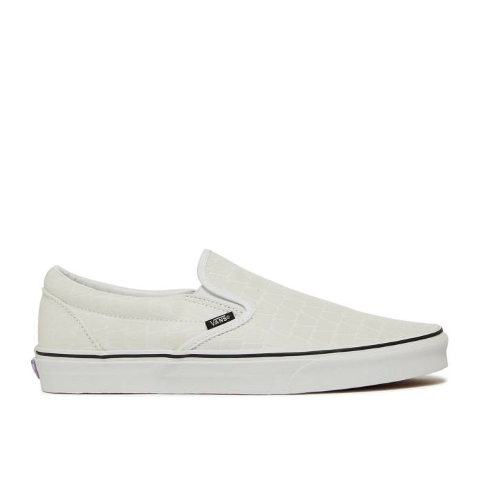 ヴァンズ Vans 【 Ghostly X Classic Slip-On \u0027True White\u0027 Men True White/Reflective 】 古典派音楽 slip-on スリッポン メンズ 白いこと 白いこと