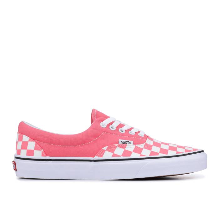 ヴァンズ Vans 【 Era Checkerboard - Strawberry Pink Men Strawberry Pink/True White 】 メンズ pink ピンク 白色 ホワイト