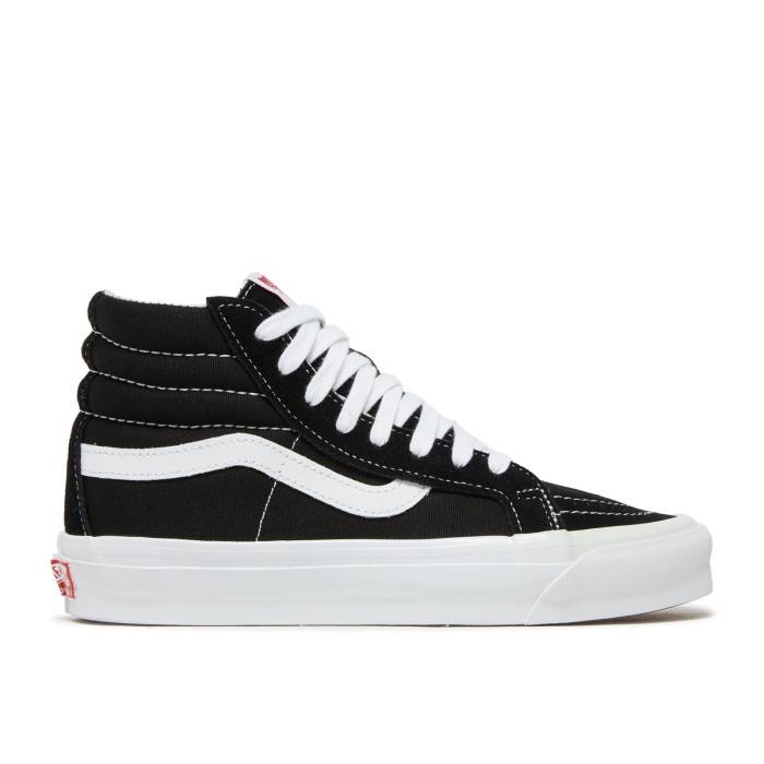 ヴァンズ Vans 【 Og Sk8-Hi Lx Black Men Black/True White 】 スケートハイ メンズ 黒色 ブラック 白色 ホワイト