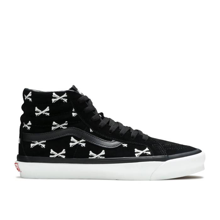 ヴァンズ Vans 【 Wtaps X Og Sk8-Hi Lx Black Men Bones/Black/White 】 ダブルタップス スケートハイ メンズ 黒色 ブラック 白色 ホワイト