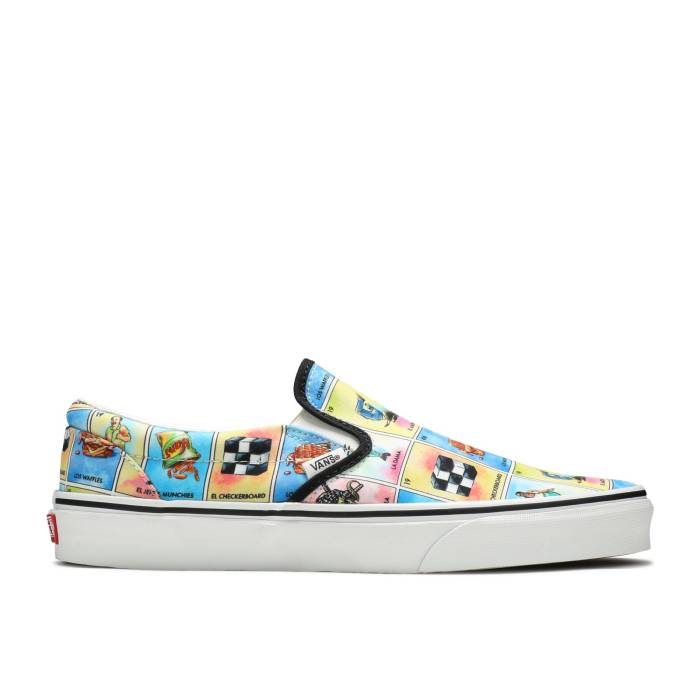 ヴァンズ Vans 【 Classic Slip-On \u0027Los \u0027 Men Multi-Color/True White 】 古典派音楽 slip-on スリッポン メンズ 白いこと 白いこと