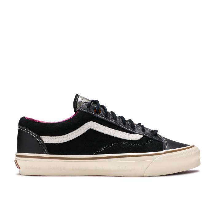 ヴァンズ Vans 【 Bodega X Vault Og Style 36 Lx \u0027High Note\u0027 Men Black/White 】 雄捩子 メンズ 黒いこと 黒いこと 白いこと 白いこと