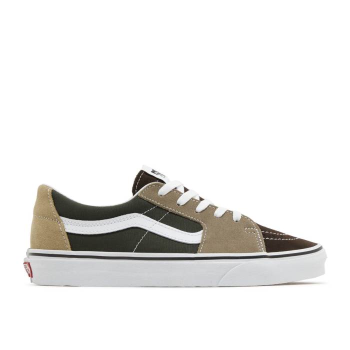 ヴァンズ Vans 【 Sk8-Low \u0027Color Block - Demitasse\u0027 Men Demitasse/True White 】 メンズ 白いこと 白いこと