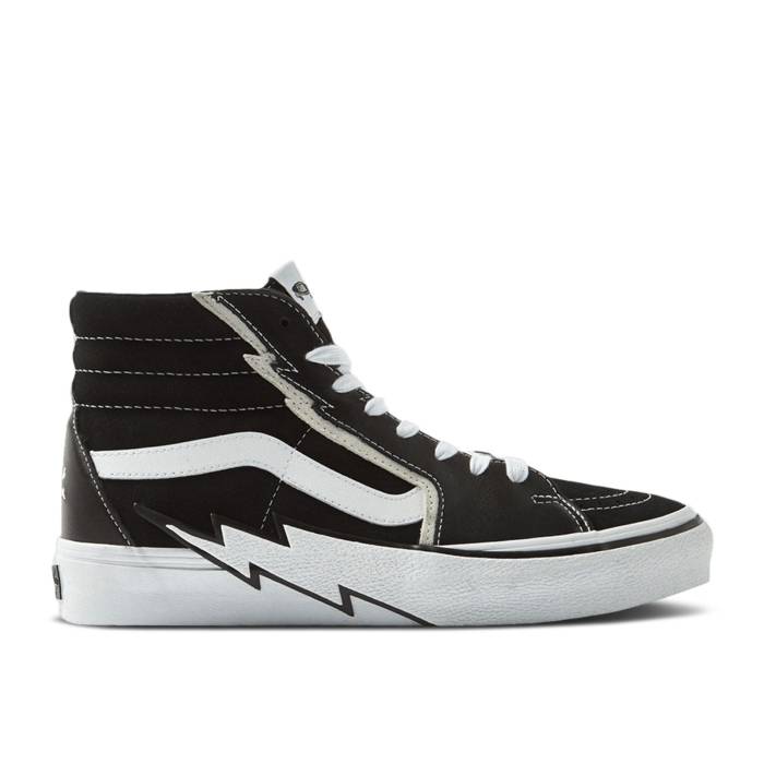 ヴァンズ Vans 【 Mastermind World X Sk8-Hi Vlt Lx \u0027Bolt - Punk Culture\u0027 Men Black 】 滑る御機嫌 メンズ 黒いこと 黒いこと