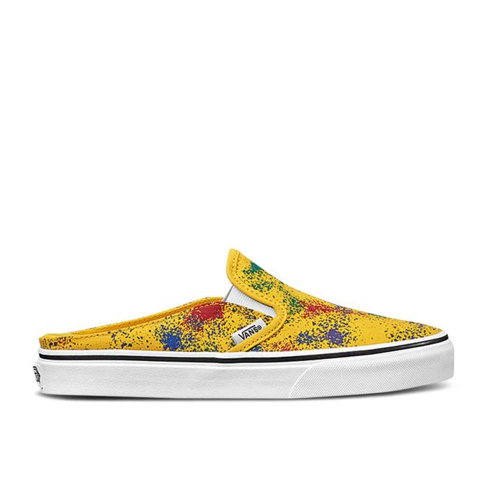 ヴァンズ Vans 【 Classic Slip-On Mule \u0027Overspray - Freesia\u0027 Men Freesia/True White 】 古典派音楽 slip-on スリッポン メンズ 白いこと 白いこと