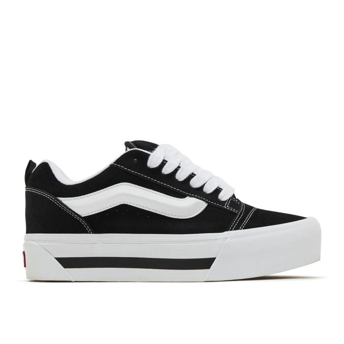 ヴァンズ Vans 【 Knu Stack \u0027Nostalgia Black White\u0027 Men Nostalgia Black/White 】 黒いこと 黒いこと メンズ 黒いこと 黒いこと 白いこと 白いこと