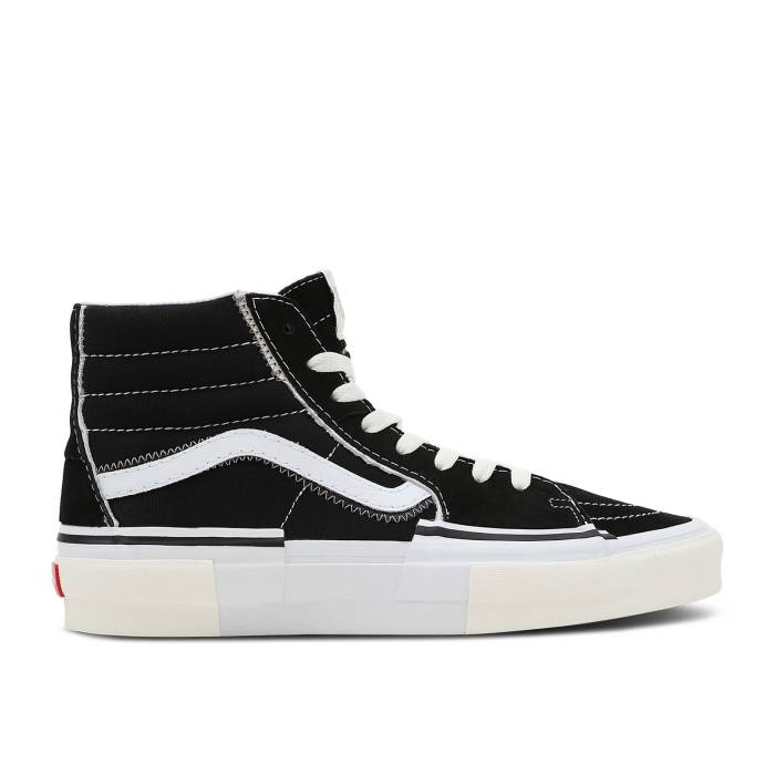 ヴァンズ Vans 【 Sk8-Hi \u0027Reconstruct - Black White\u0027 Men Black/True White 】 滑るご機嫌 黒いこと 黒いこと メンズ 黒いこと 黒いこと 白いこと 白いこと
