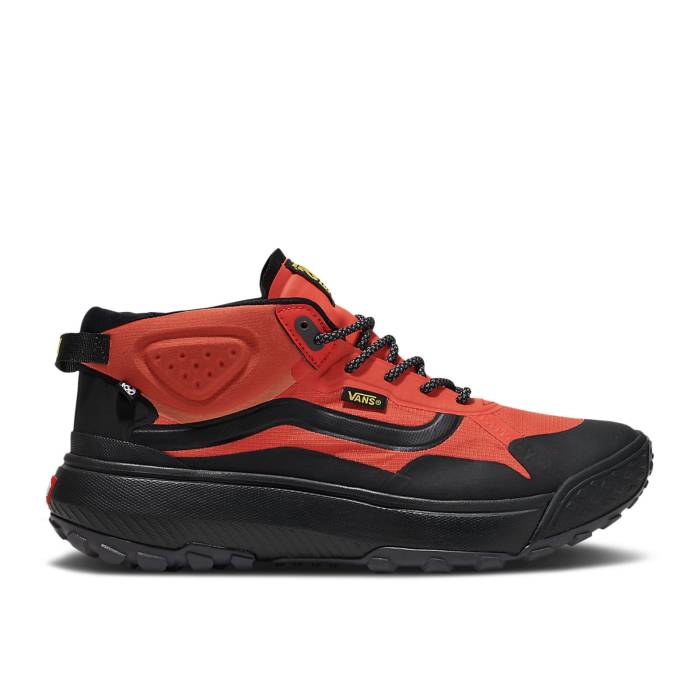 ヴァンズ Vans 【 Crosspath Mid Mte \u0027Orange Black\u0027 Men Orange/Black 】 ミッド メンズ orange 橙・オレンジ色 黒いこと 黒いこと