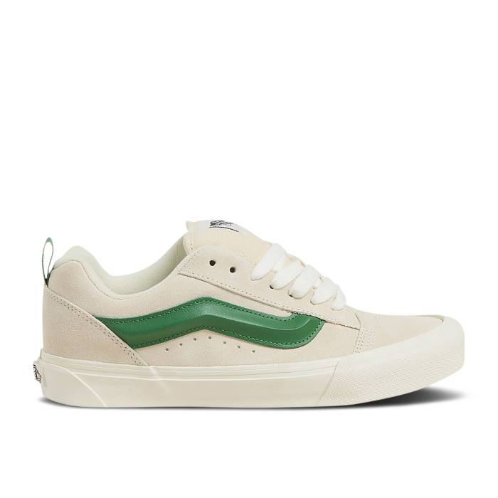 ヴァンズ Vans 【 Knu-Skool \u0027Vintage Suede - White Green\u0027 Men White/Multi 】 スエード・スウェード 白いこと 白いこと メンズ 白いこと 白いこと