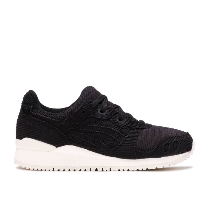 アシックス Asics 【 Wmns Gel Lyte 3 Og \u0027Corduroy - Black\u0027 Women Black/Black 】 レディース 黒いこと 黒いこと