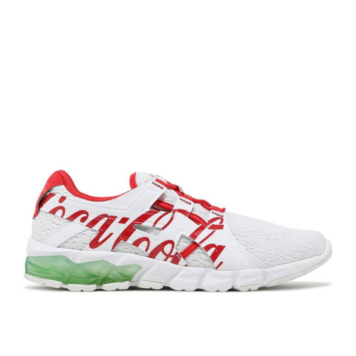 アシックス Asics 【 Coca-Cola X Gel Quantum 90 'White' Men White/Coke Red 】 メンズ 白色 ホワイト Red 赤・レッド|スニケス