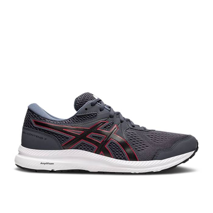 アシックス Asics 【 Gel Contend 7 'Carrier Grey Classic Red' Men Carrier Grey/Classic Red 】 灰色 グレー クラシック メンズ 灰色 グレー クラシック Red 赤・レッド