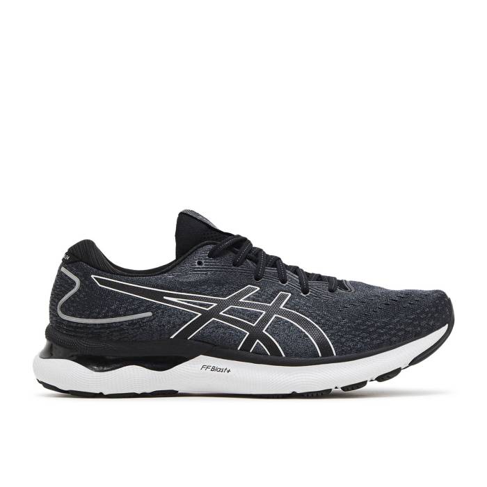 アシックス Asics 【 Gel Nimbus 24 2E Wide Black White Men Black/White 】 メンズ 黒色 ブラック 白色 ホワイト