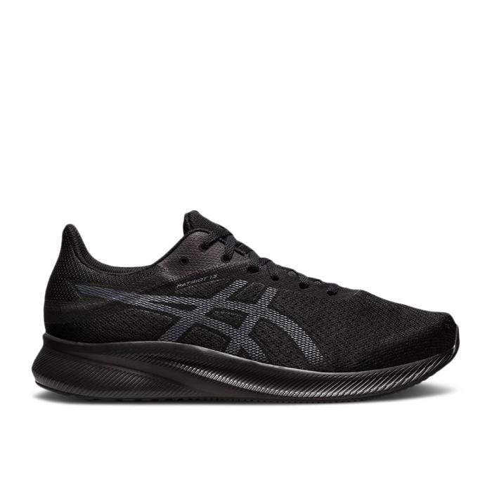 アシックス Asics 【 Patriot 13 \u0027Black Carrier Grey\u0027 Men Black/Carrier Grey 】 13 サー青少年 メンズ 黒いこと 黒いこと 薄墨色 薄墨色