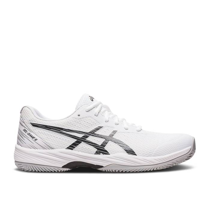 アシックス Asics 【 Gel Game 9 Clay Oc White Black Men White/Black 】 Game ゲーム メンズ 白色 ホワイト 黒色 ブラック