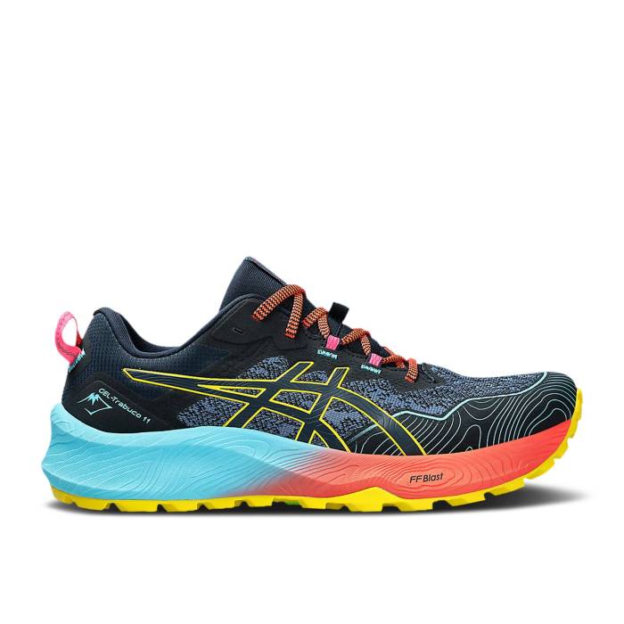 アシックス Asics 【 Gel Trabuco 11 'French Blue Vibrant Yellow' Men French Blue/Vibrant Yellow 】 青色 ブルー メンズ 青色 ブルー yellow 黄色・イエロー｜スニケス