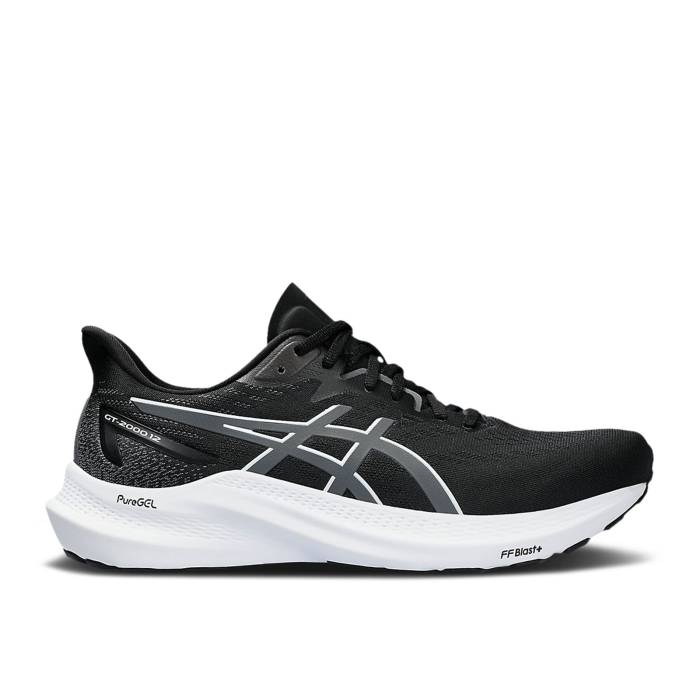 アシックス Asics 【 Gt 2000 12 Black Carrier Grey Men Black/Carrier Grey 】 メンズ 黒色 ブラック 灰色 グレー