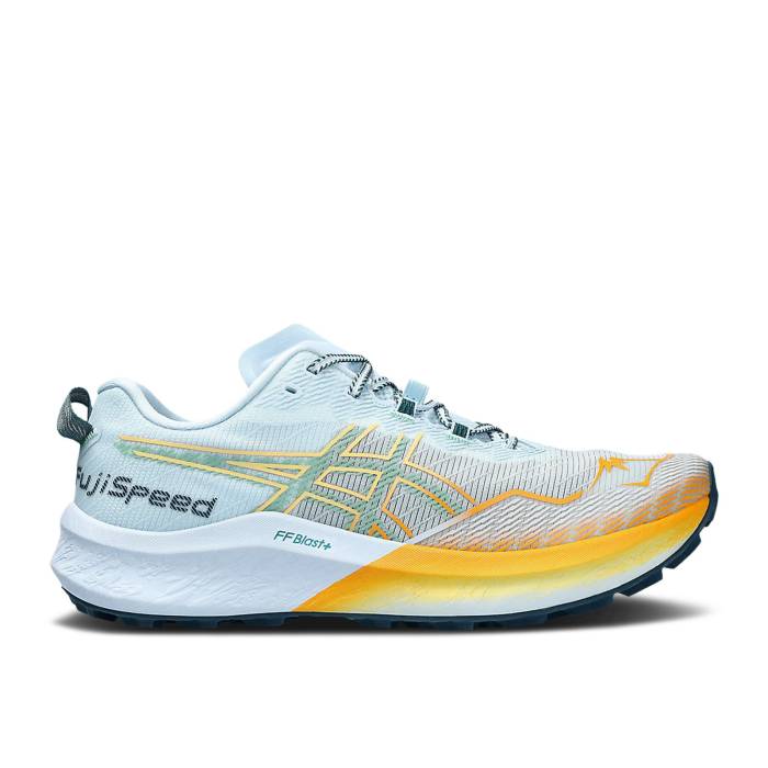 アシックス Asics 【 Fuji Speed 2 \u0027Light Blue Bright Orange\u0027 Men Light Blue/Dark Mint 】 Speed 素早さ 青味 青み メンズ 青味 青み