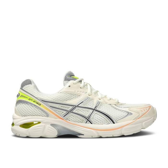 アシックス Asics 【 Gt 2160 \u0027Paris\u0027 Men Cream/Safety Yellow 】 メンズ 皮膚軟化剤 yellow 黄味がかった・黄色