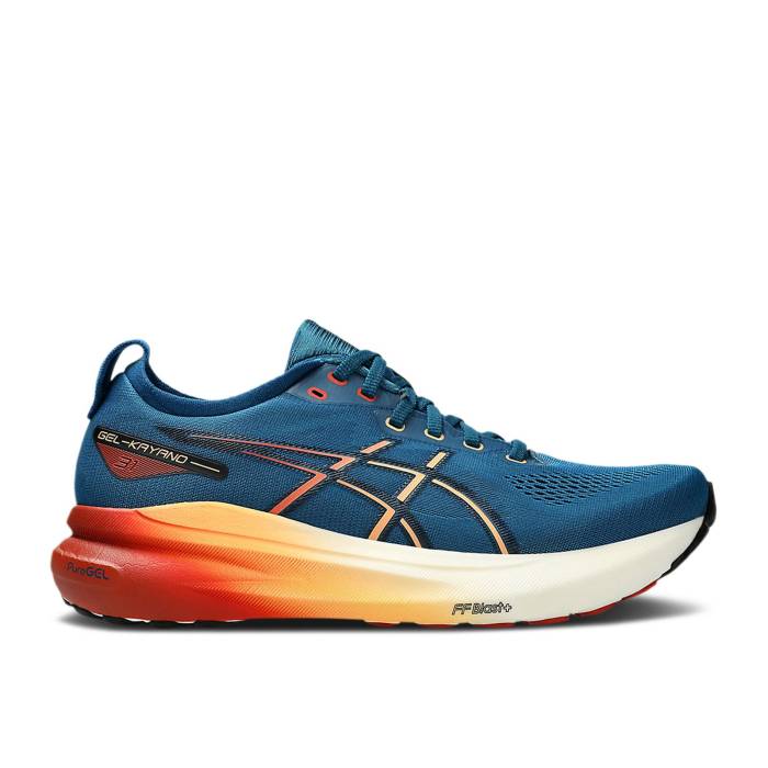 アシックス Asics 【 Gel Kayano 31 \u0027Rich Navy Spice Latte\u0027 Men Rich Navy/Spice Latte 】 紺色 米国海軍 メンズ 紺色 米国海軍