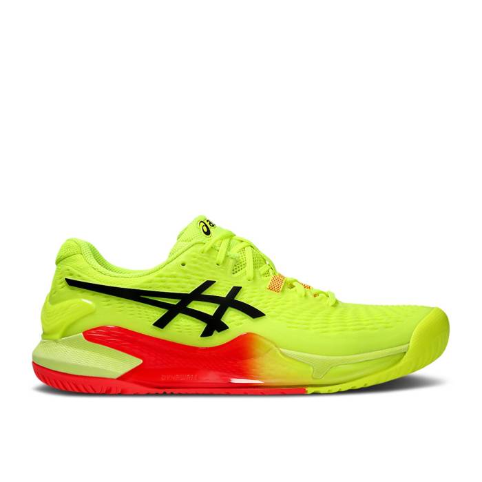 アシックス Asics 【 Gel Resolution 9 'Paris' Men Safety Yellow/Black 】 メンズ yellow 黄色・イエロー 黒色 ブラック
