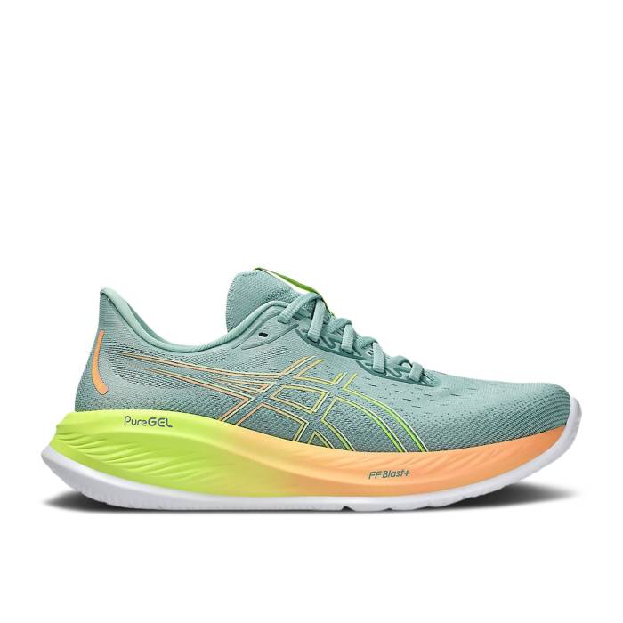 アシックス Asics 【 Gel Cumulus 26 Paris Men Light Celadon/Safety Yellow 】 メンズ yellow 黄色・イエロー