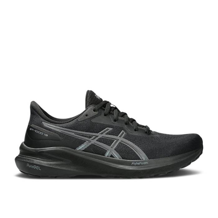 アシックス Asics 【 Wmns Gt 1000 13 \u0027Black Steel Grey\u0027 Women Black/Steel Grey 】 13 サー青少年 Steel スチール写真 レディース 黒いこと 黒いこと Steel スチール写真 薄墨色 薄墨色