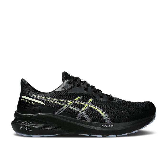 アシックス Asics 【 Gt 1000 13 Gore-Tex 'Black Safety Yellow' Men Black/Safety Yellow 】 13 サーティーン ゴアテックス メンズ 黒色 ブラック yellow 黄色・イエロー