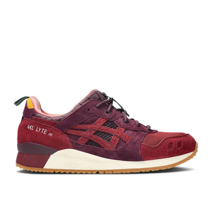 アシックス Asics 【 Mita X Gel Lyte 3 Og \u0027Dried Rose\u0027 Men Bordeaux/Wine 】 メンズ
