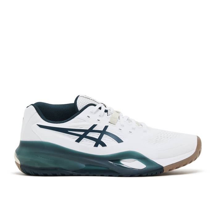 アシックス Asics 【 Gel Resolution X White Saxon Green Men White/Saxon Green 】 メンズ 白色 ホワイト green 緑・グリーン