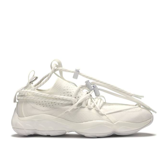 リーボック Reebok 【 Pyer Moss X Dmx Run Fusion Experiment 'Skull Grey' Men White/Chalk/Skull Grey 】 ラン Fusion フュージョン メンズ 白色 ホワイト 灰色 グレー｜スニケス