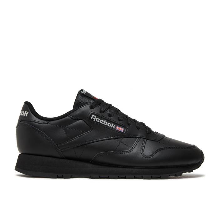 リーボック Reebok 【 Classic Leather \u0027Core Black\u0027 Men Core Black/Core Black/Pure Grey 5 】 古典派音楽 なめし革 メンズ 中核グループ 黒いこと 黒いこと 純然たる 薄墨色 薄墨色