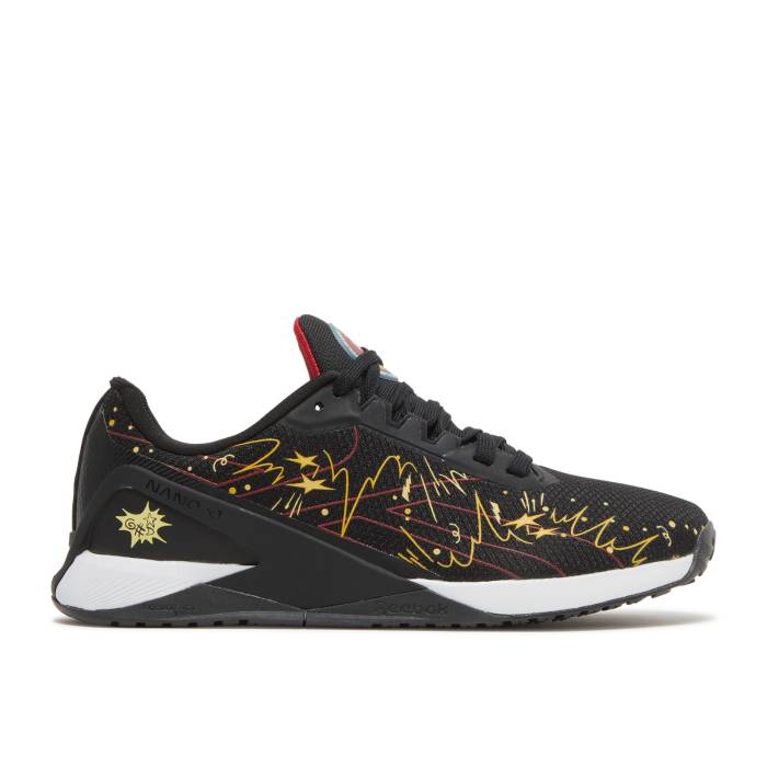 リーボック Reebok 【 Looney Tunes X Nano X1 \u0027Sylvester\u0027 Men Core Black/Footwear White/Marigold 】 ナノ メンズ 中核グループ 黒いこと 黒いこと 白いこと 白いこと